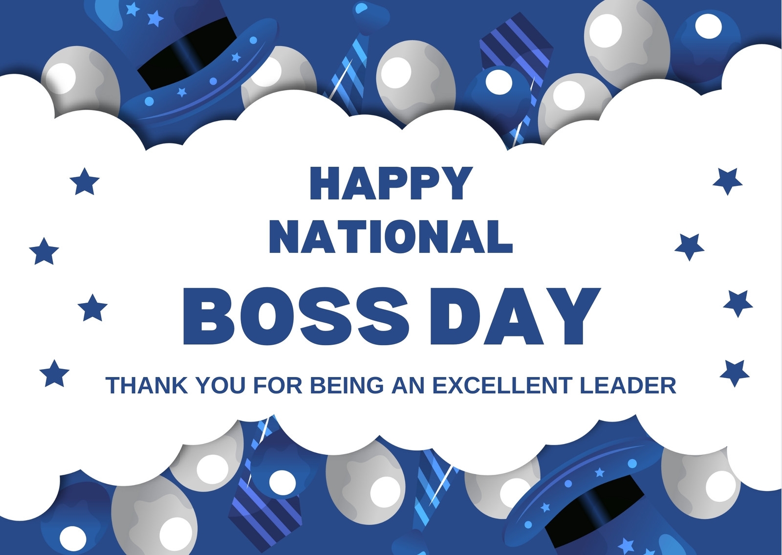 Free To Customize And Print Boss Day Card Templates Canva
