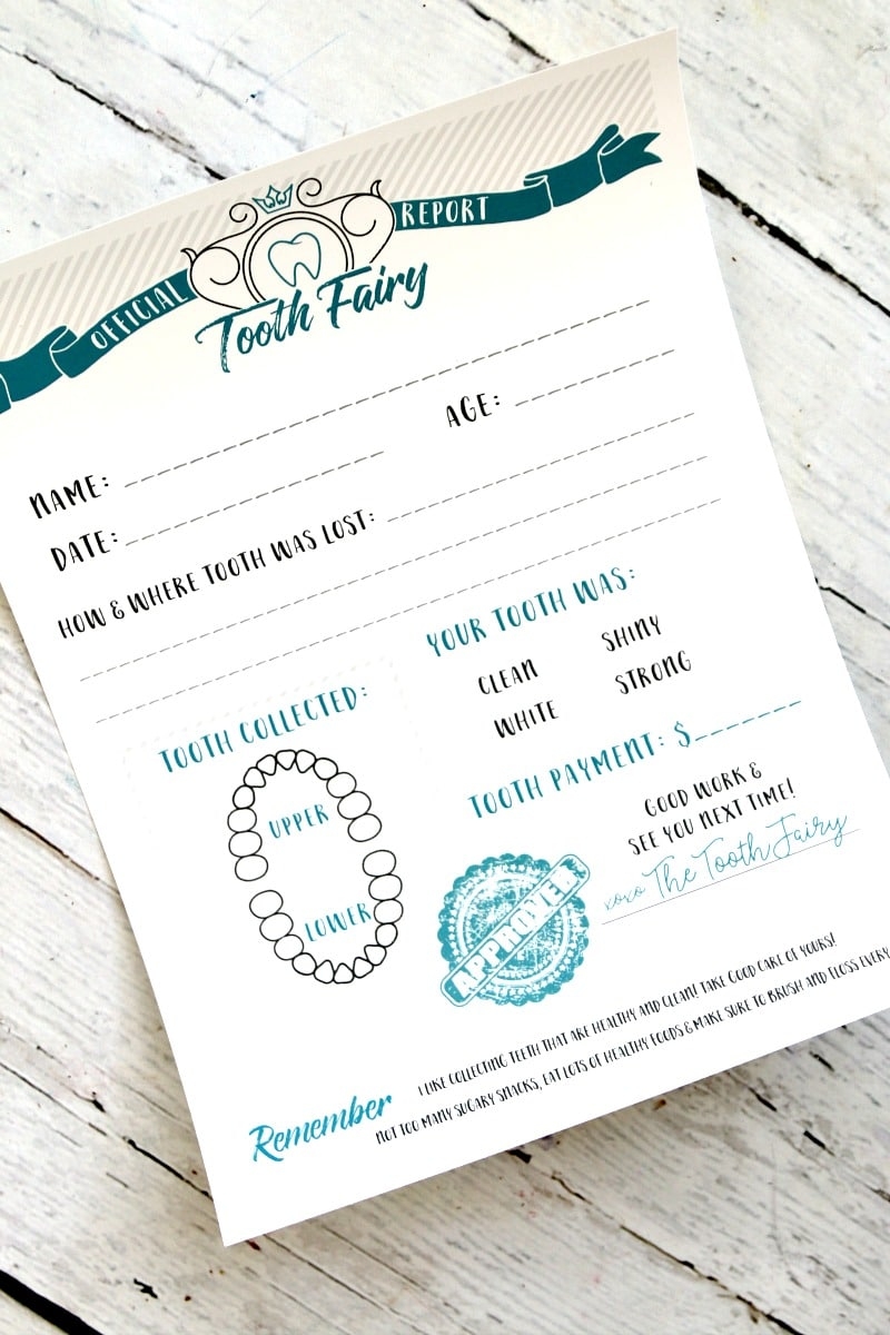Free Printable Tooth Fairy Certificate Pdf