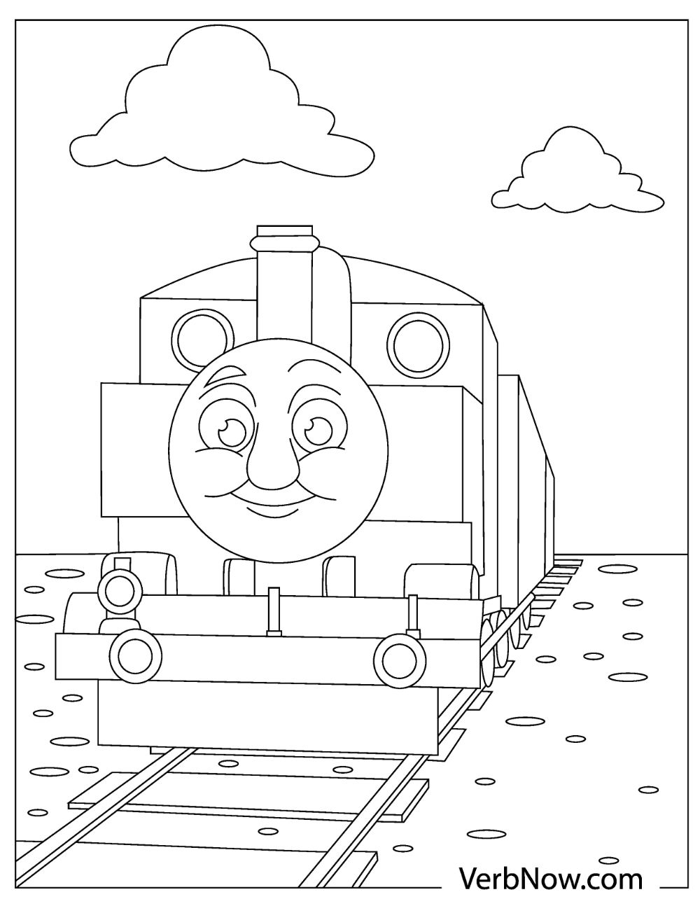 Free Train Coloring Pages For Download Printable PDFs 