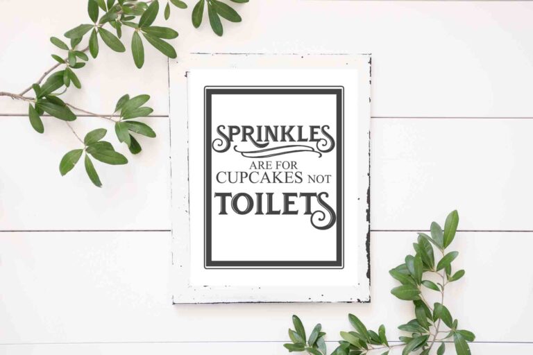 Free Vintage Bathroom Printables 