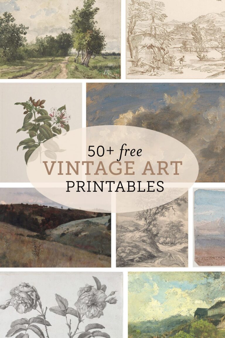 Free Vintage Printable Art Sources Jenna Sue Design