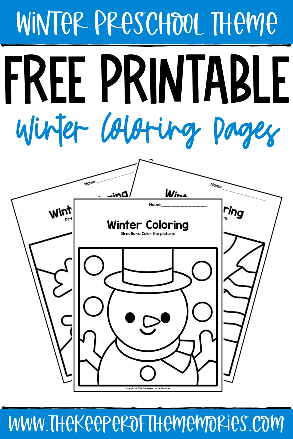 Free Printable Winter Coloring