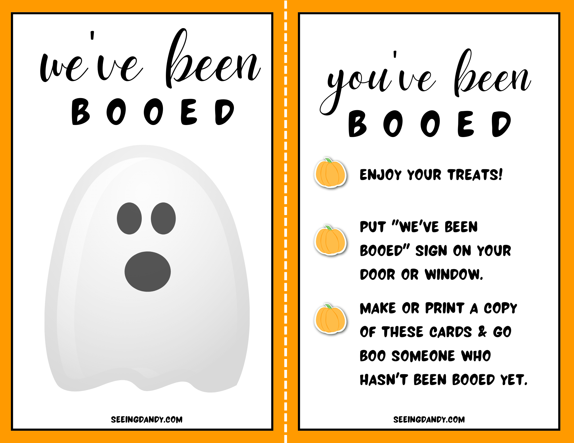 Boo Printable Free