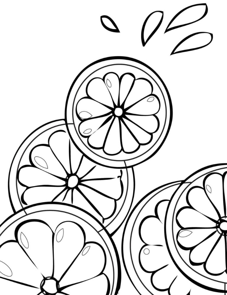 Fruit Coloring Pages Printable Coloring Pages FREE