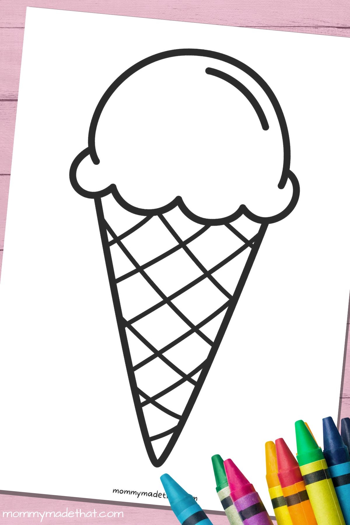 Fun Ice Cream Cone Templates For Crafts U0026 Coloring Worksheets Library