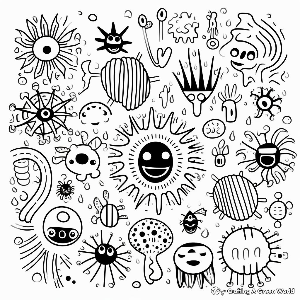 Germs Coloring Pages Free U0026 Printable 