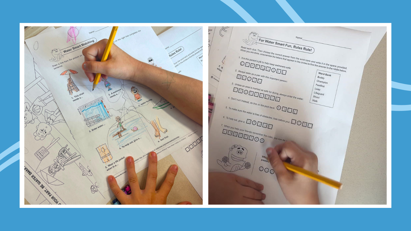 Free Printable Water Safety Worksheets