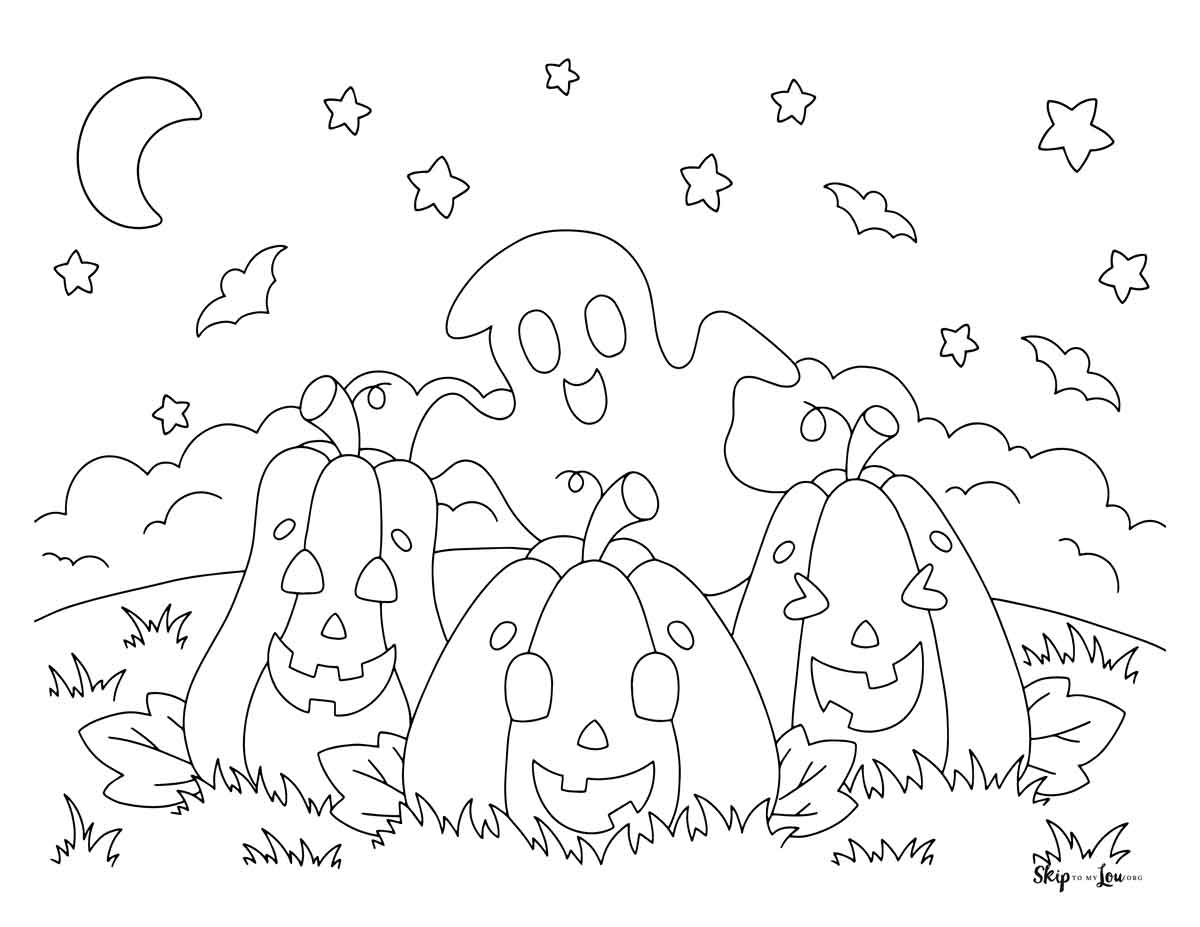 Ghost Coloring Pages Skip To My Lou