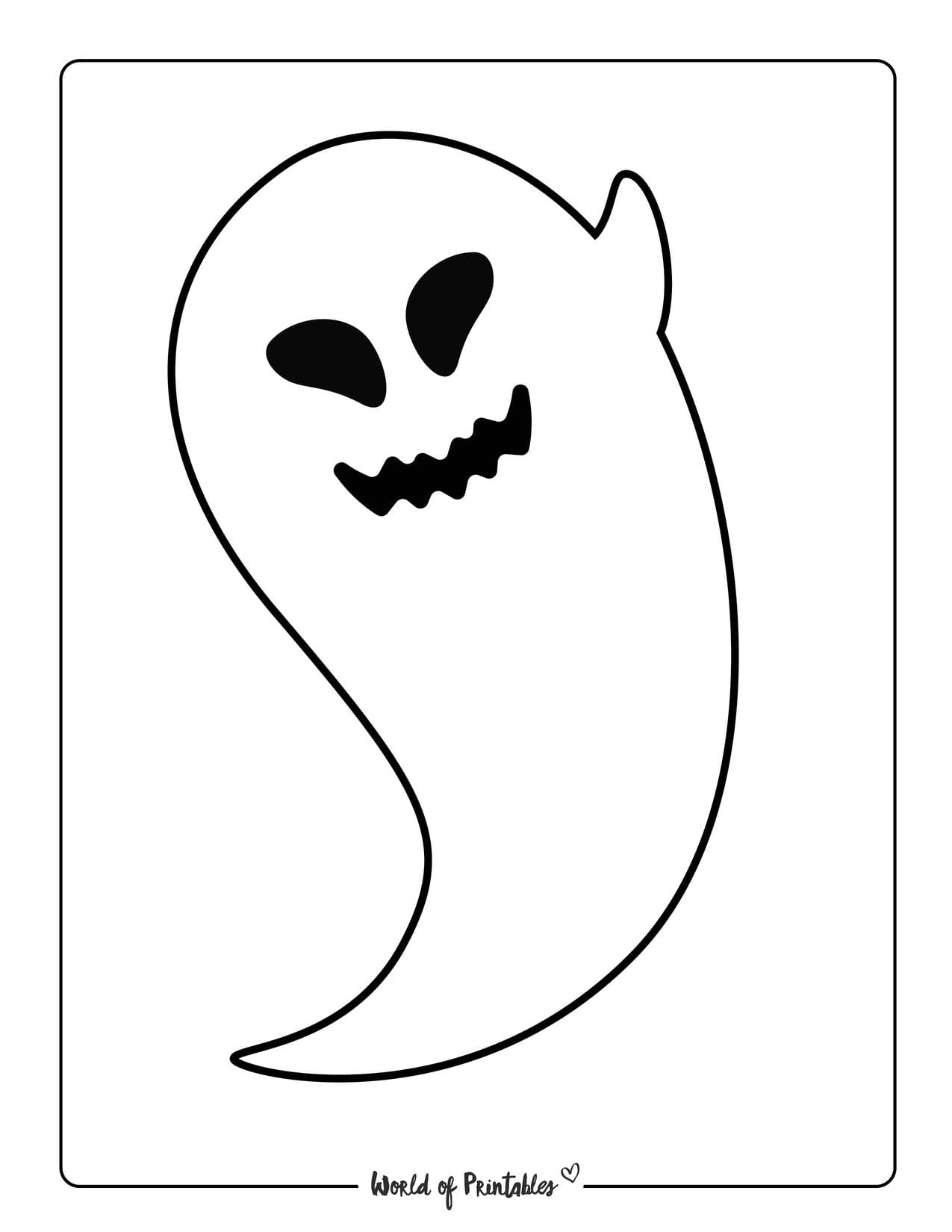 Ghost Template Printable Free