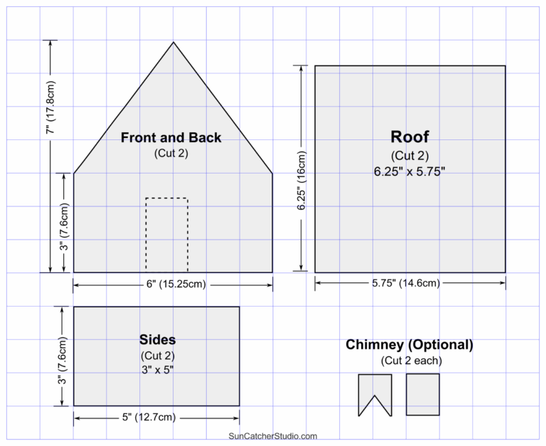 Gingerbread House Templates Printable Patterns U0026 Stencils Free 