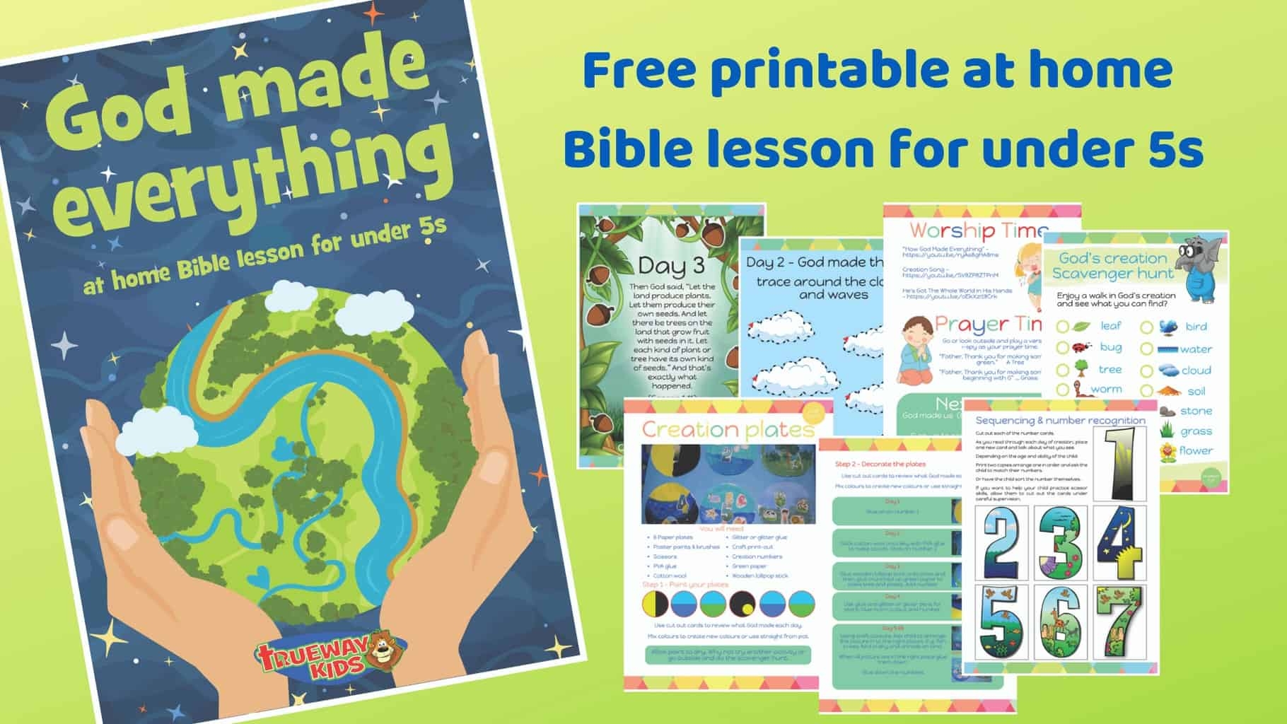 Bible Lessons For Preschoolers Free Printables