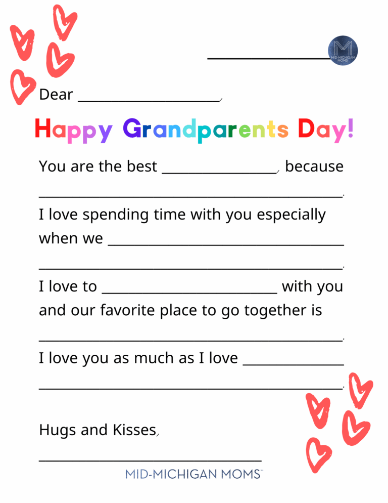 Grandparents Day A Printable To Help Celebrate 