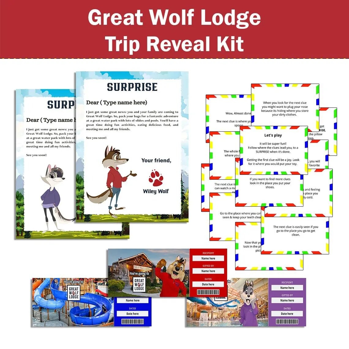 Great Wolf Lodge Trip Reveal Super Creative Hotmart