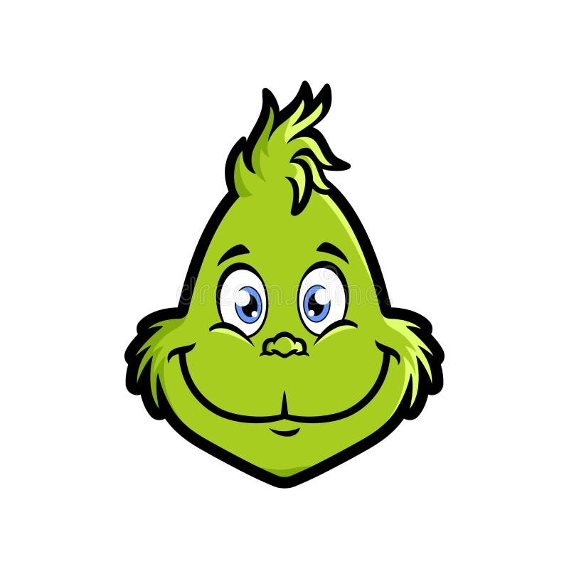 Grinch Face Free Printable