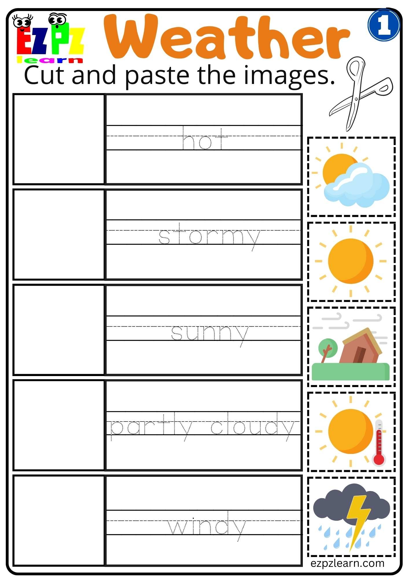 Free Printable Weather Worksheets
