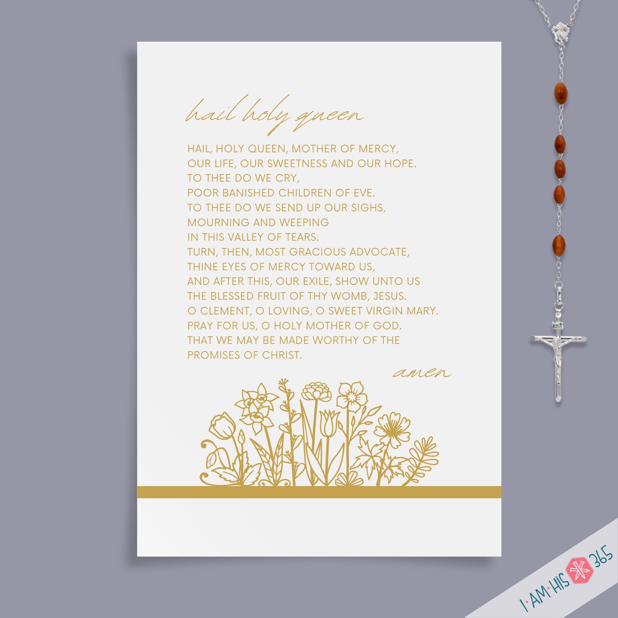 Free Printable Hail Holy Queen Prayer
