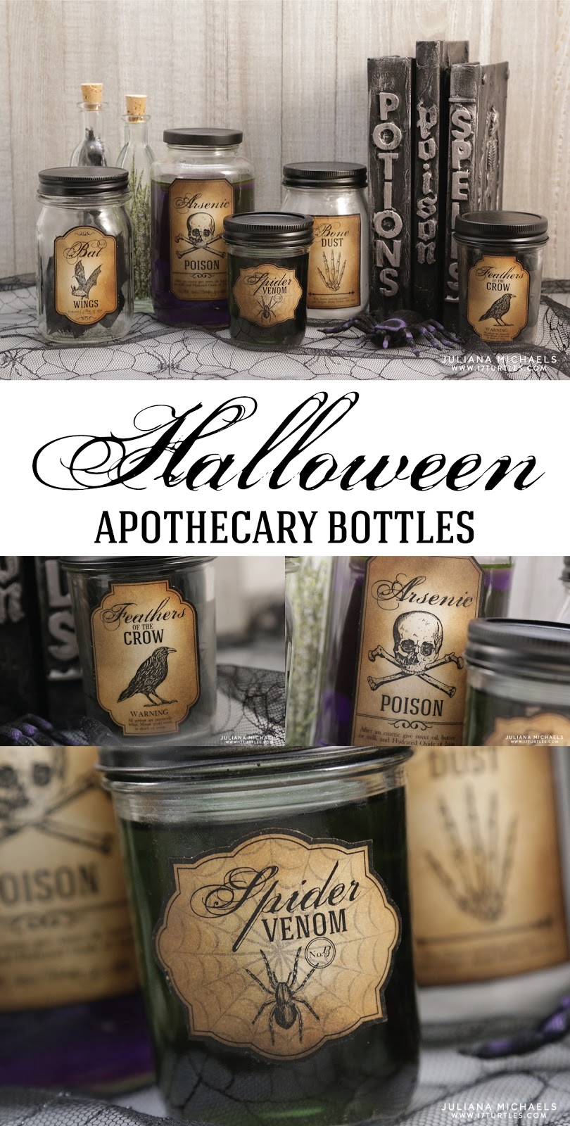 Free Printable Halloween Apothecary Labels