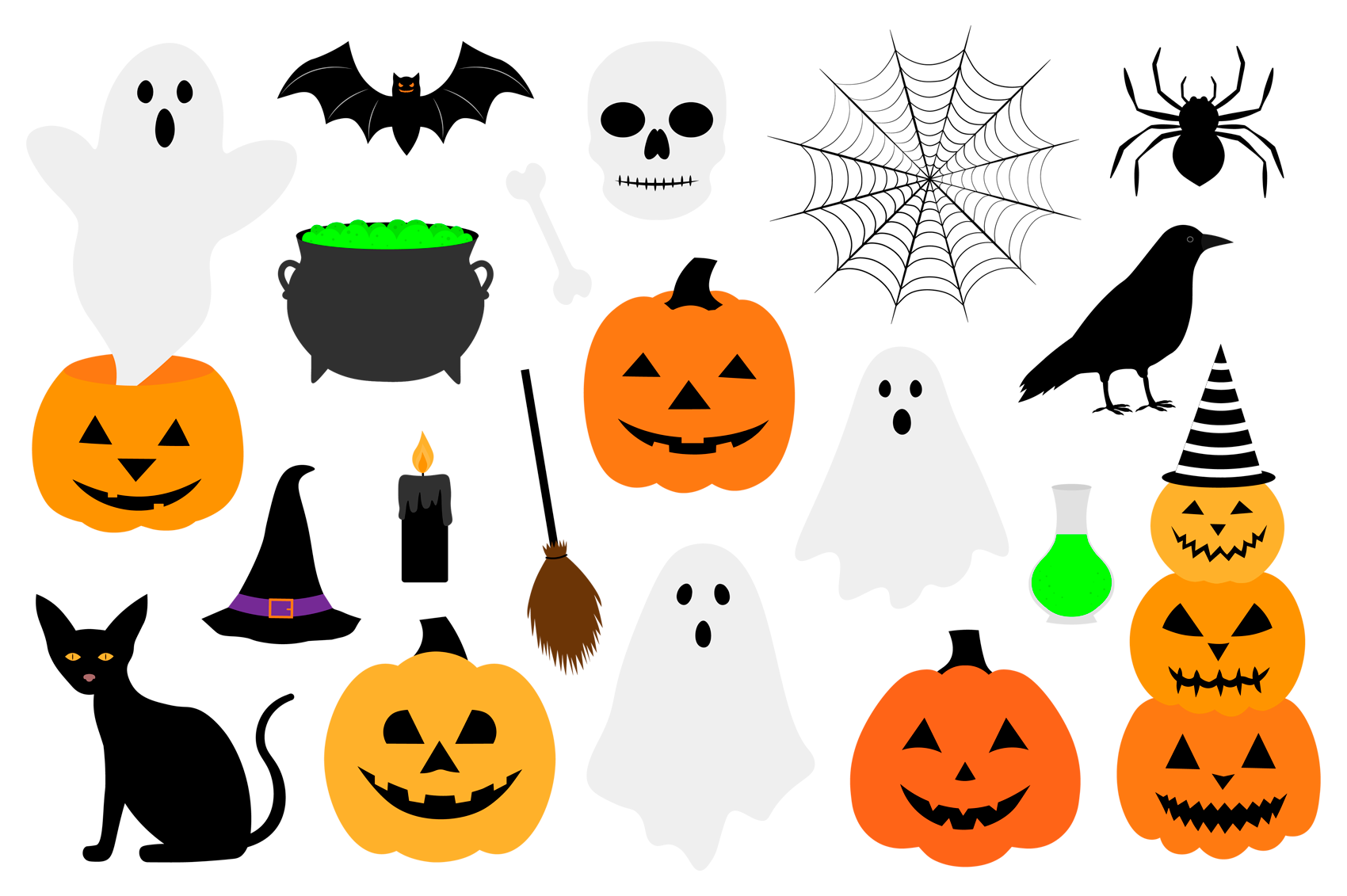 Halloween Clipart Halloween SVG Halloween Pumpkin Graphic By IrinaShishkova TheHungryJPEG