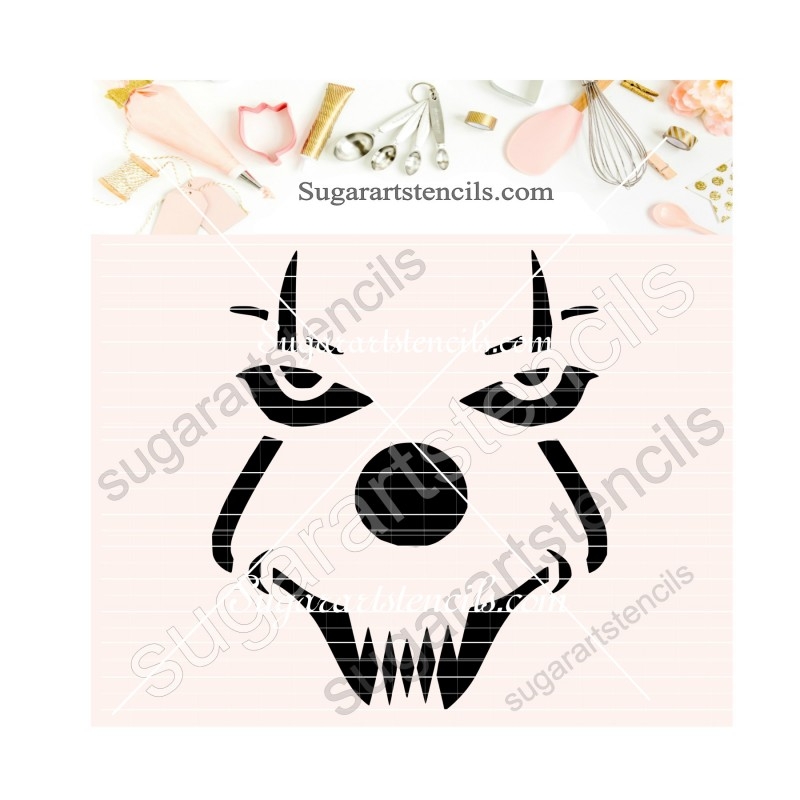 Free Printable Pennywise Stencil