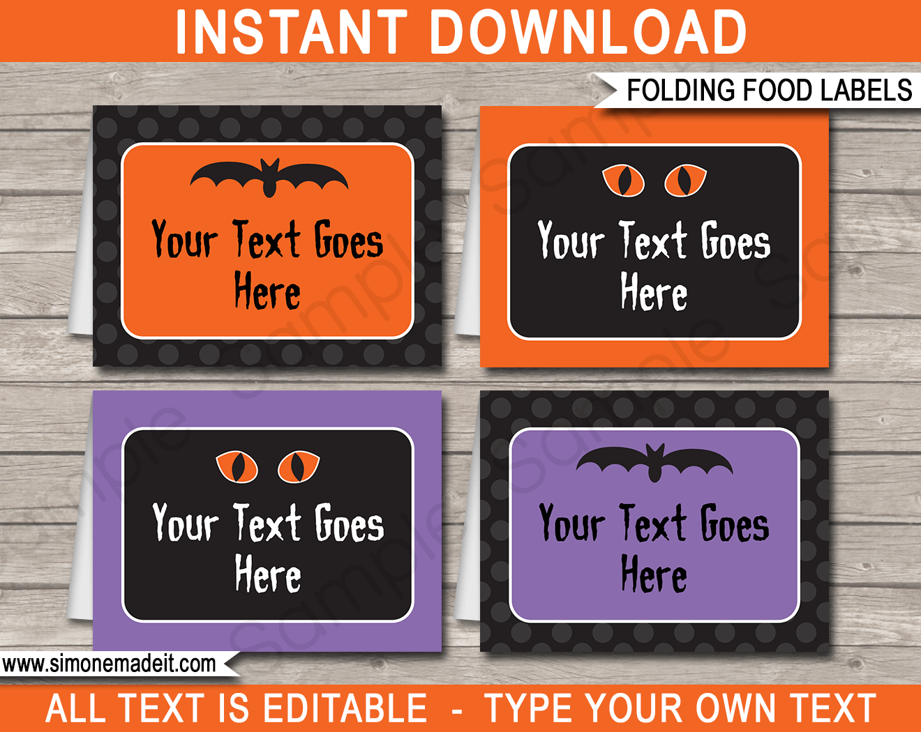 Halloween Labels Printable Free
