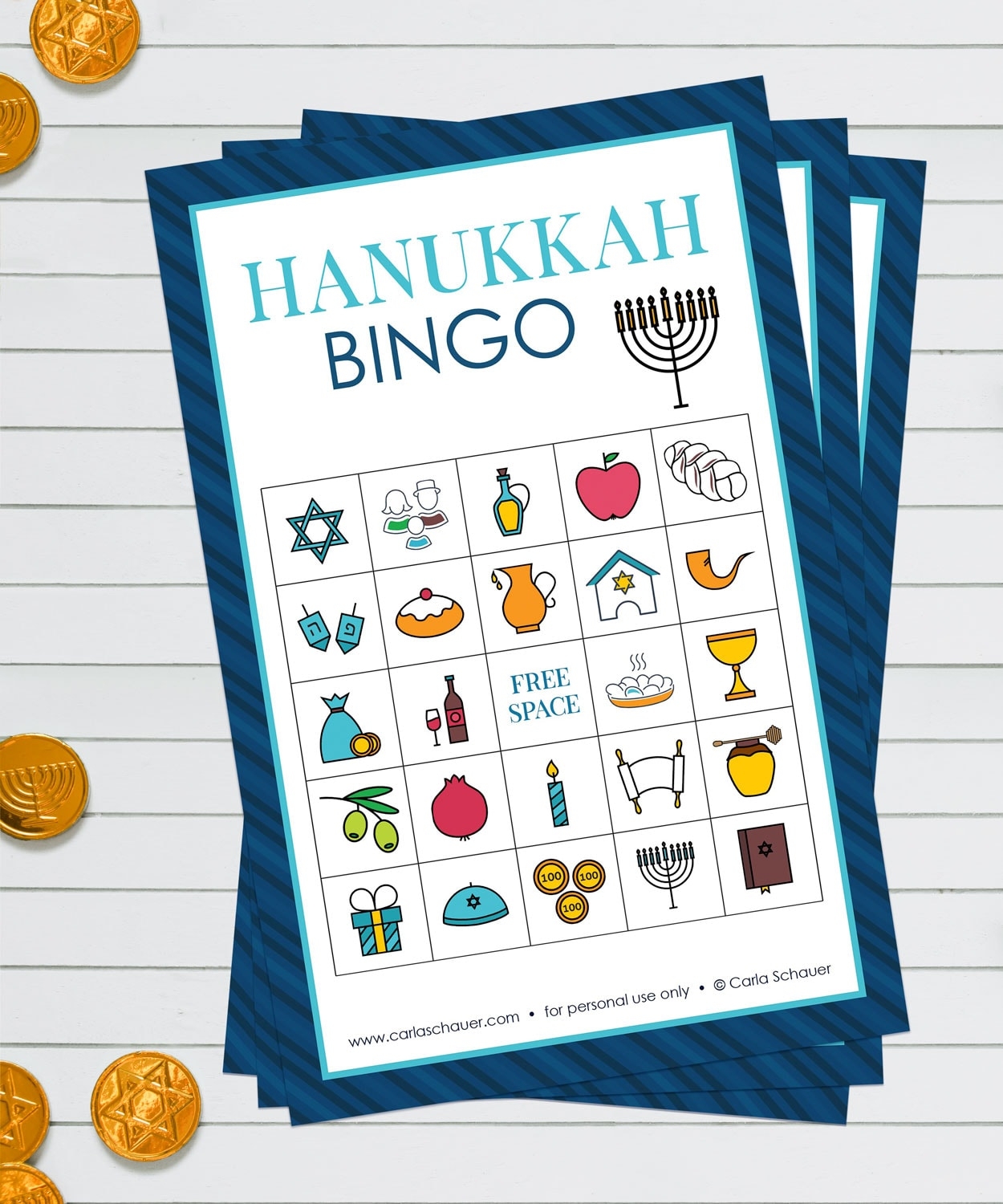 Free Printable Hanukkah Cards