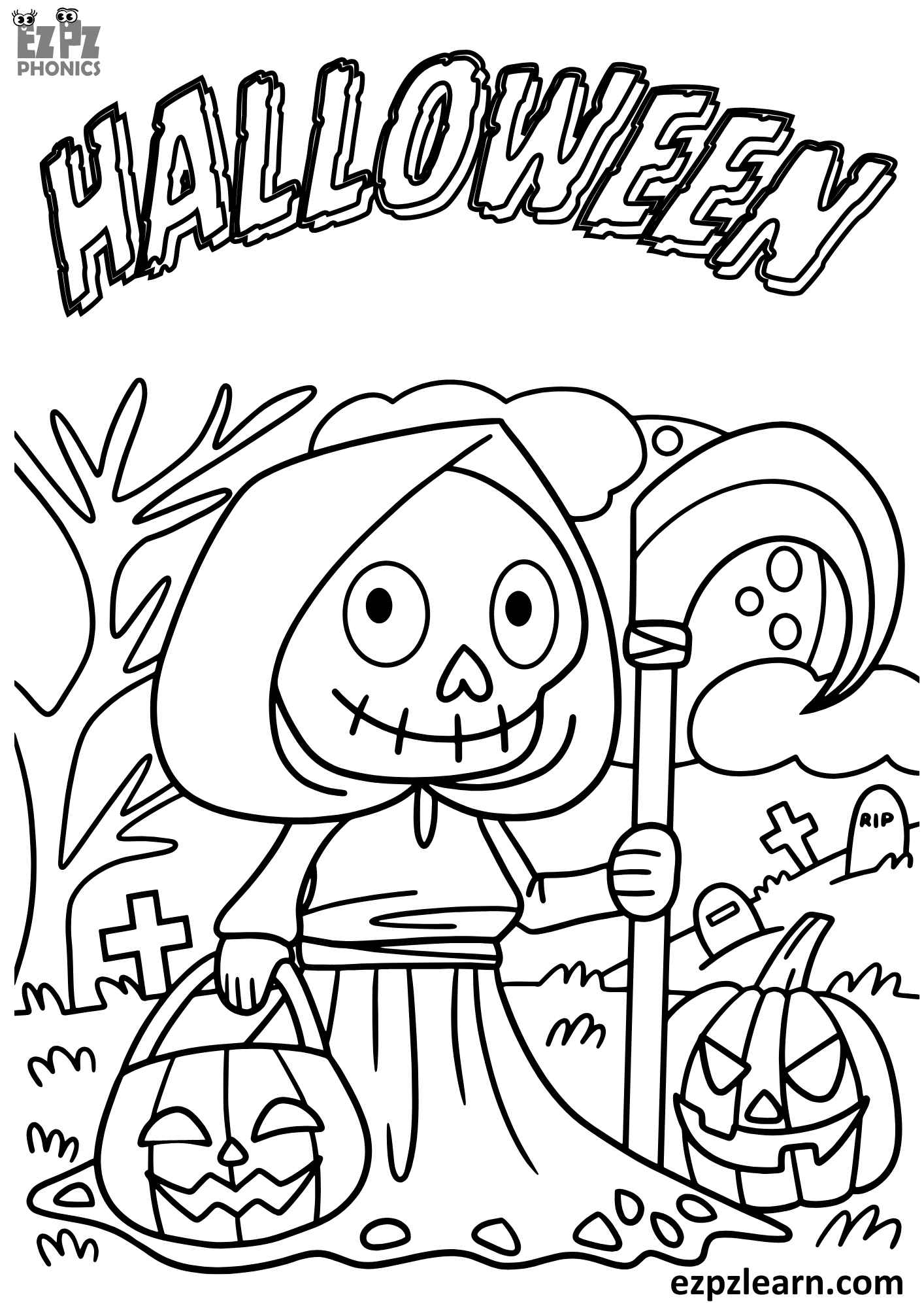 Free Halloween Colouring Pages Printable