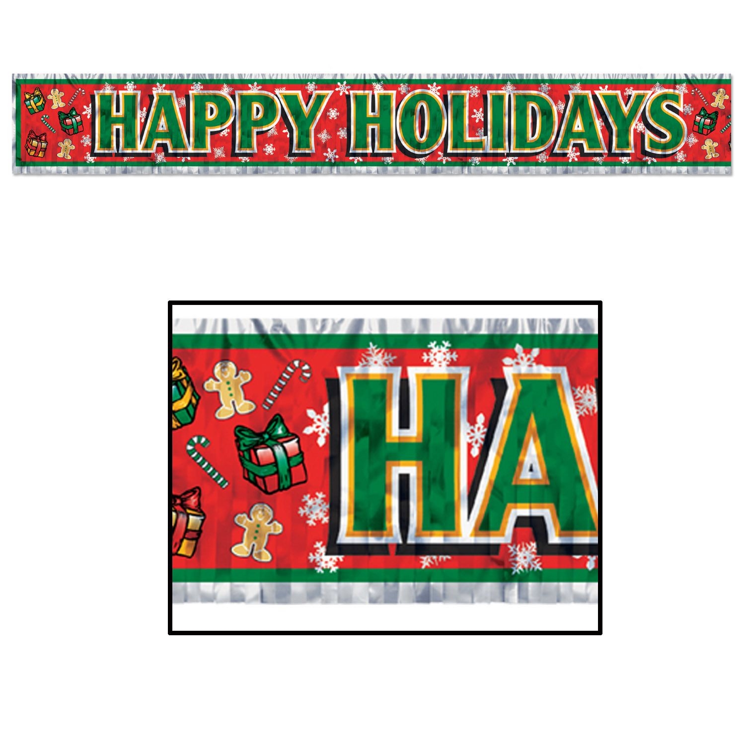 Happy Holidays Banner Decoration 5 X 8