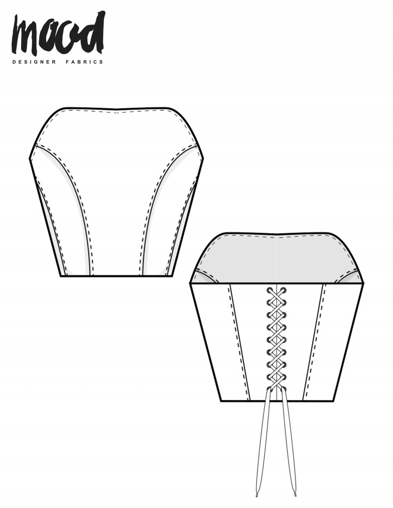 Helen Castillo X Mood Fabrics Corset Free Sewing Pattern