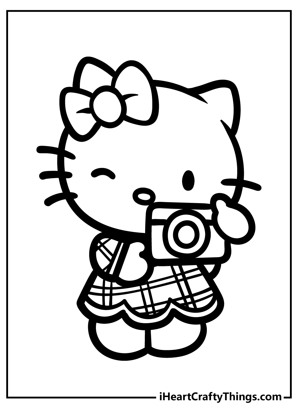 Hello Kitty Coloring Pages 100 Free Printables Worksheets Library