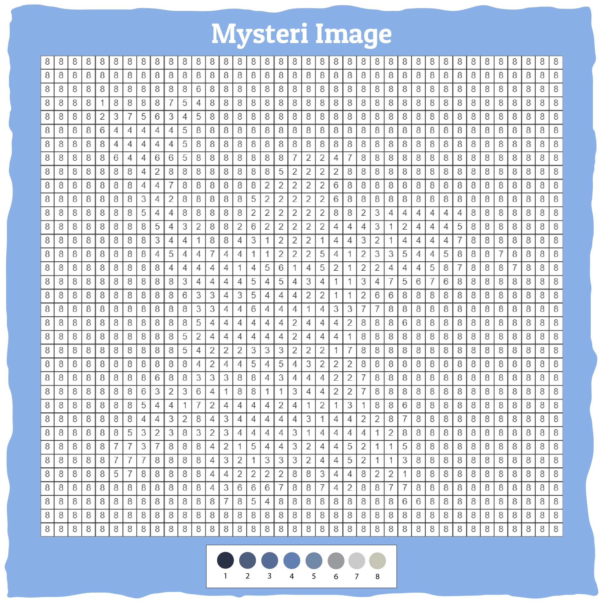 Free Printable Mystery Color By Number