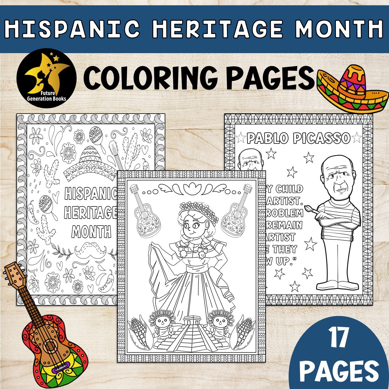 Hispanic Heritage Month Coloring Pages Hispanic Heritage Month Coloring Sheets Hispanic Activities Made By Teachers