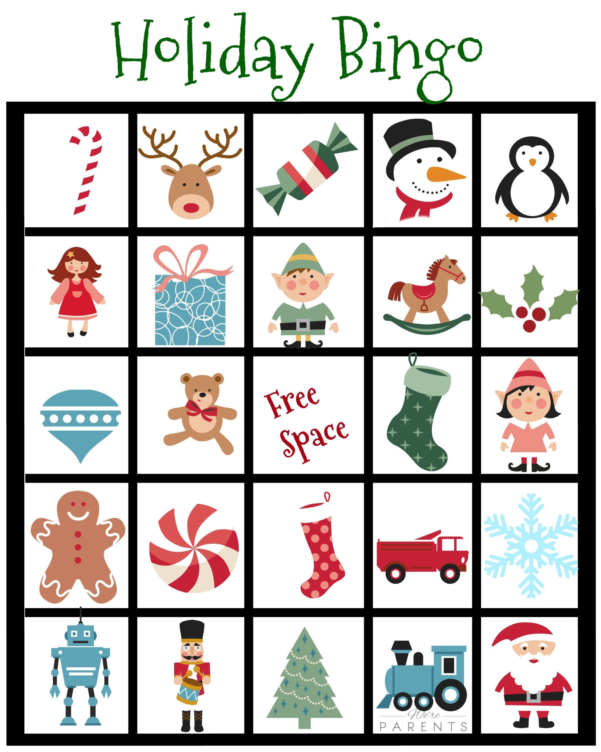 Holiday bingo 2 We re Parents