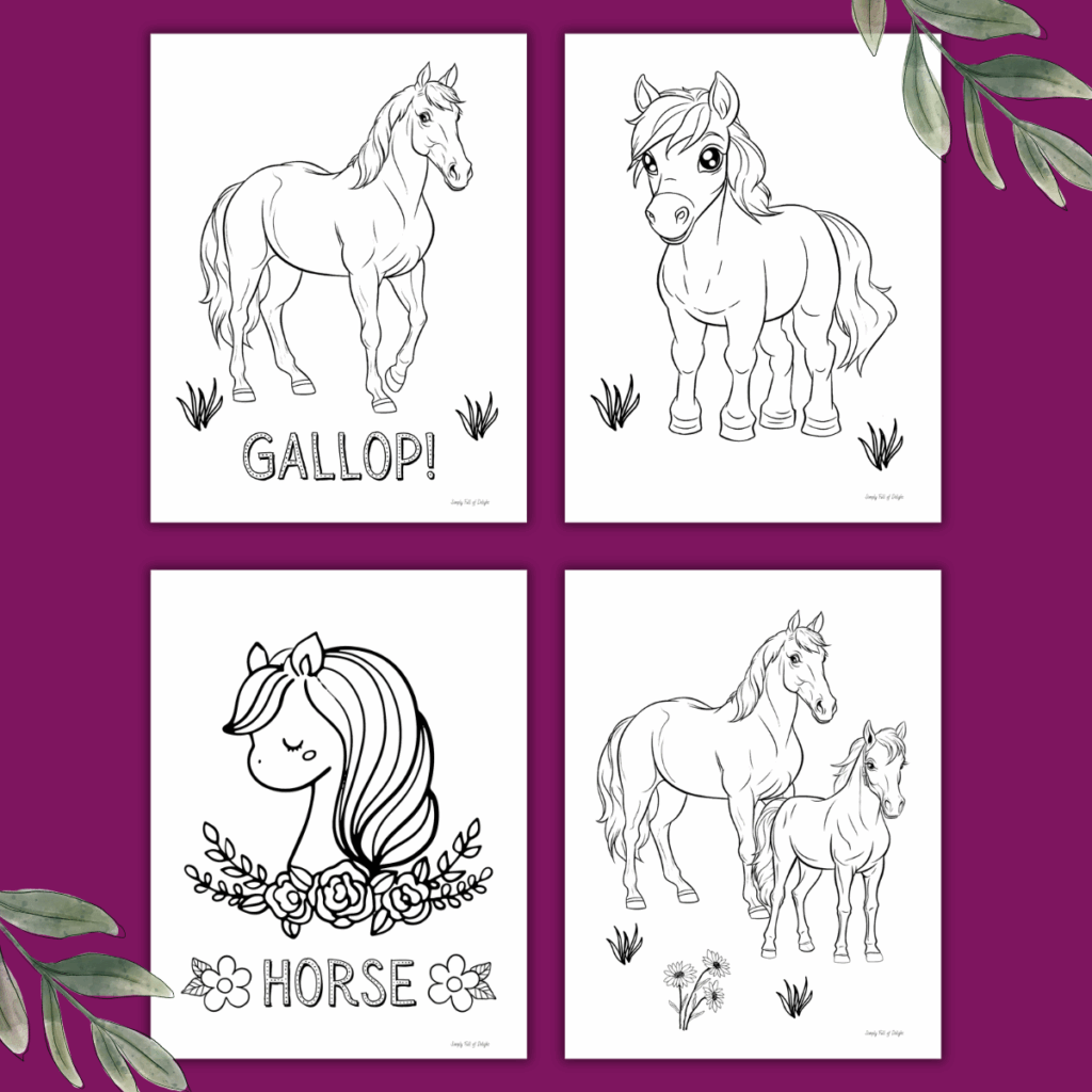 Horse Coloring Pages Printable Free