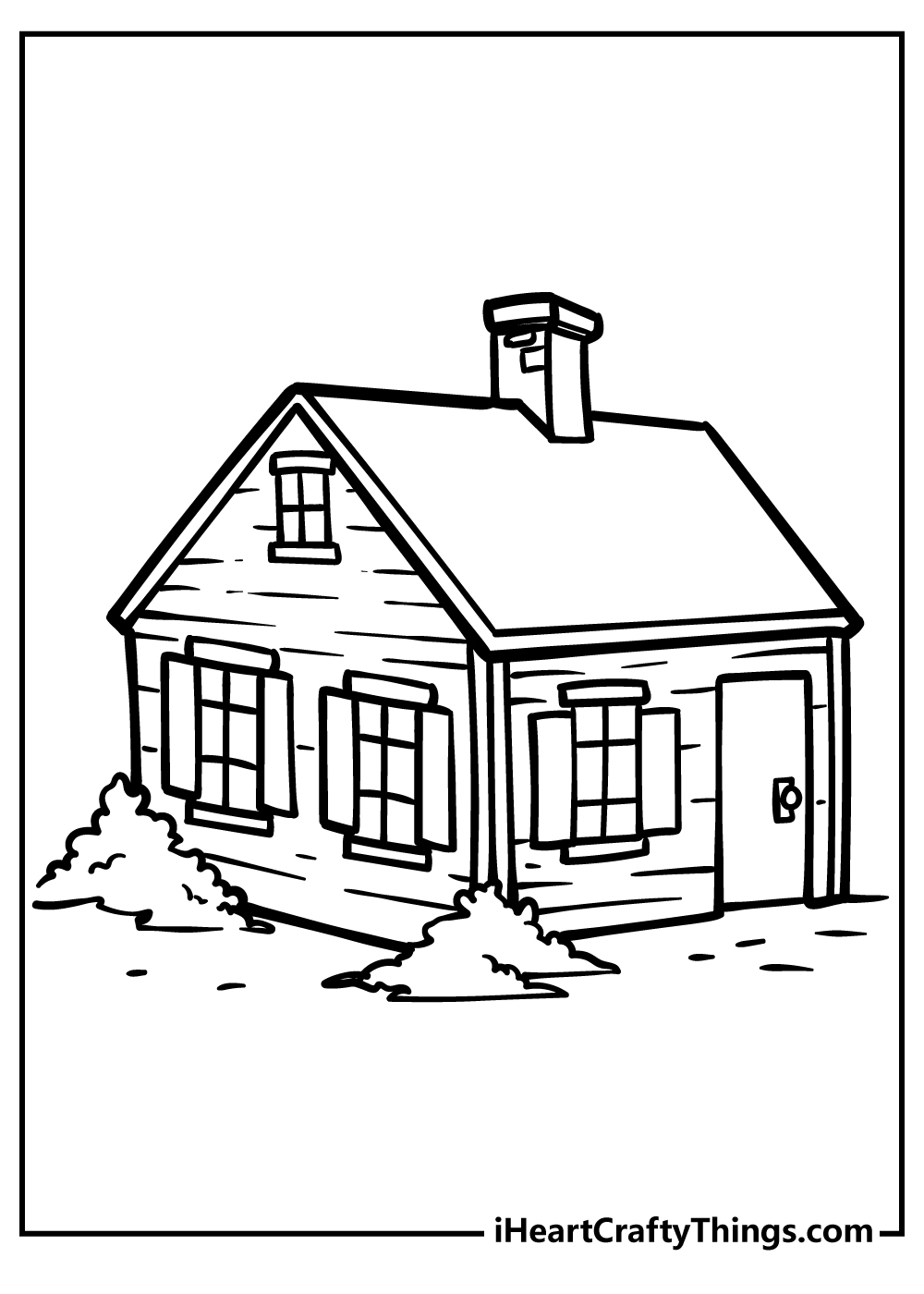 House Coloring Pages 100 Free Printables 