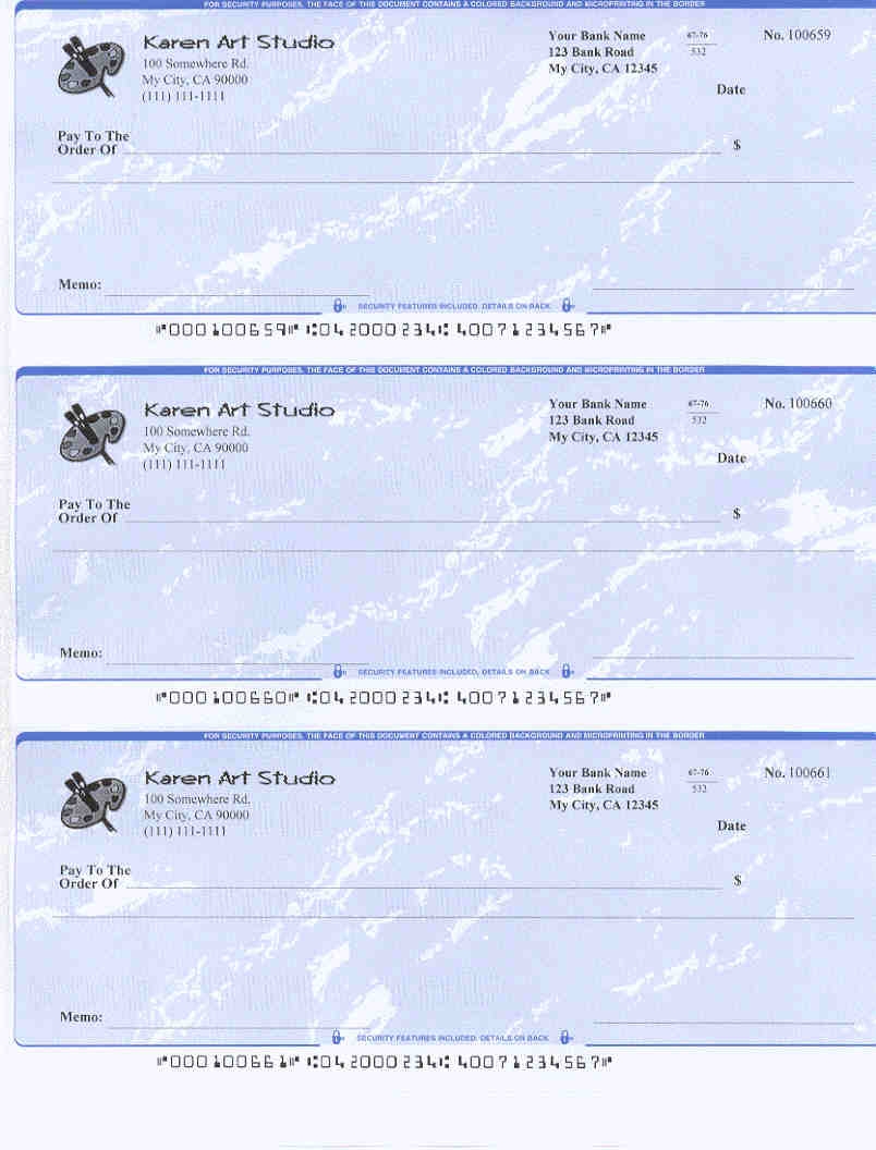 How To Print Your Own Check In House