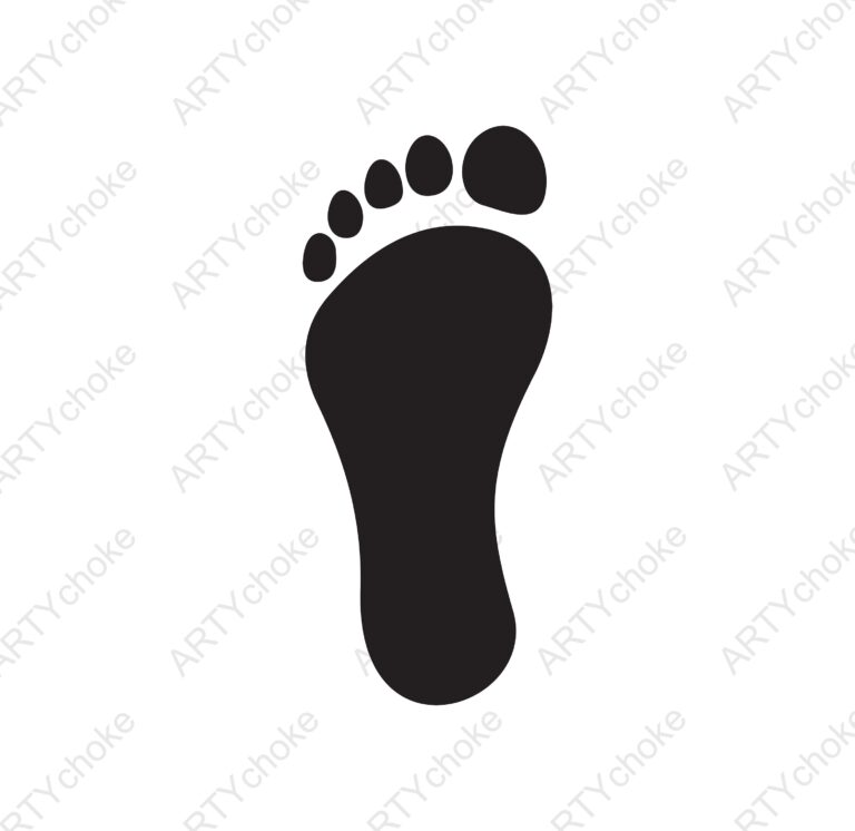 Human Footprint Files Prepared For Cricut SVG Clip Art Digital File Available For Instant Download eps Svg Pdf Dxf Png Jpeg Etsy Canada