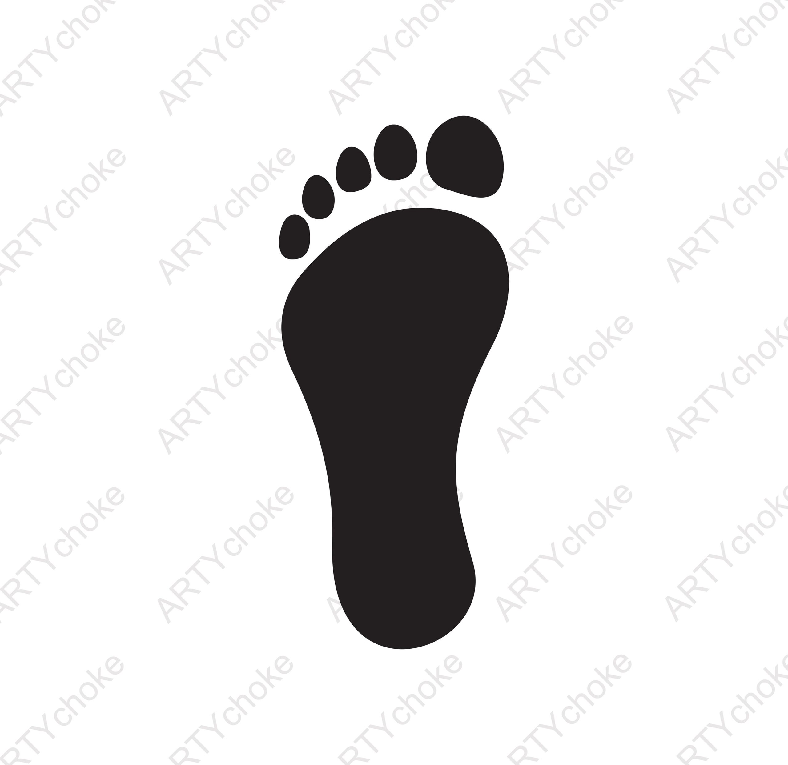Human Footprint Files Prepared For Cricut SVG Clip Art Digital File Available For Instant Download eps Svg Pdf Dxf Png Jpeg Etsy Canada