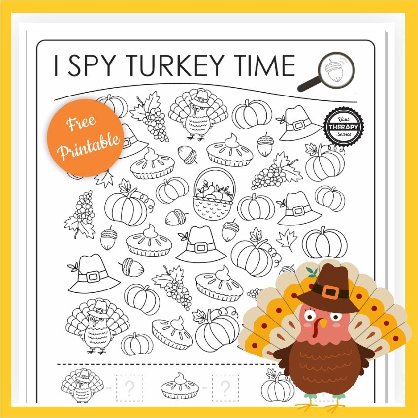 Free Printable Games For Thanksgiving