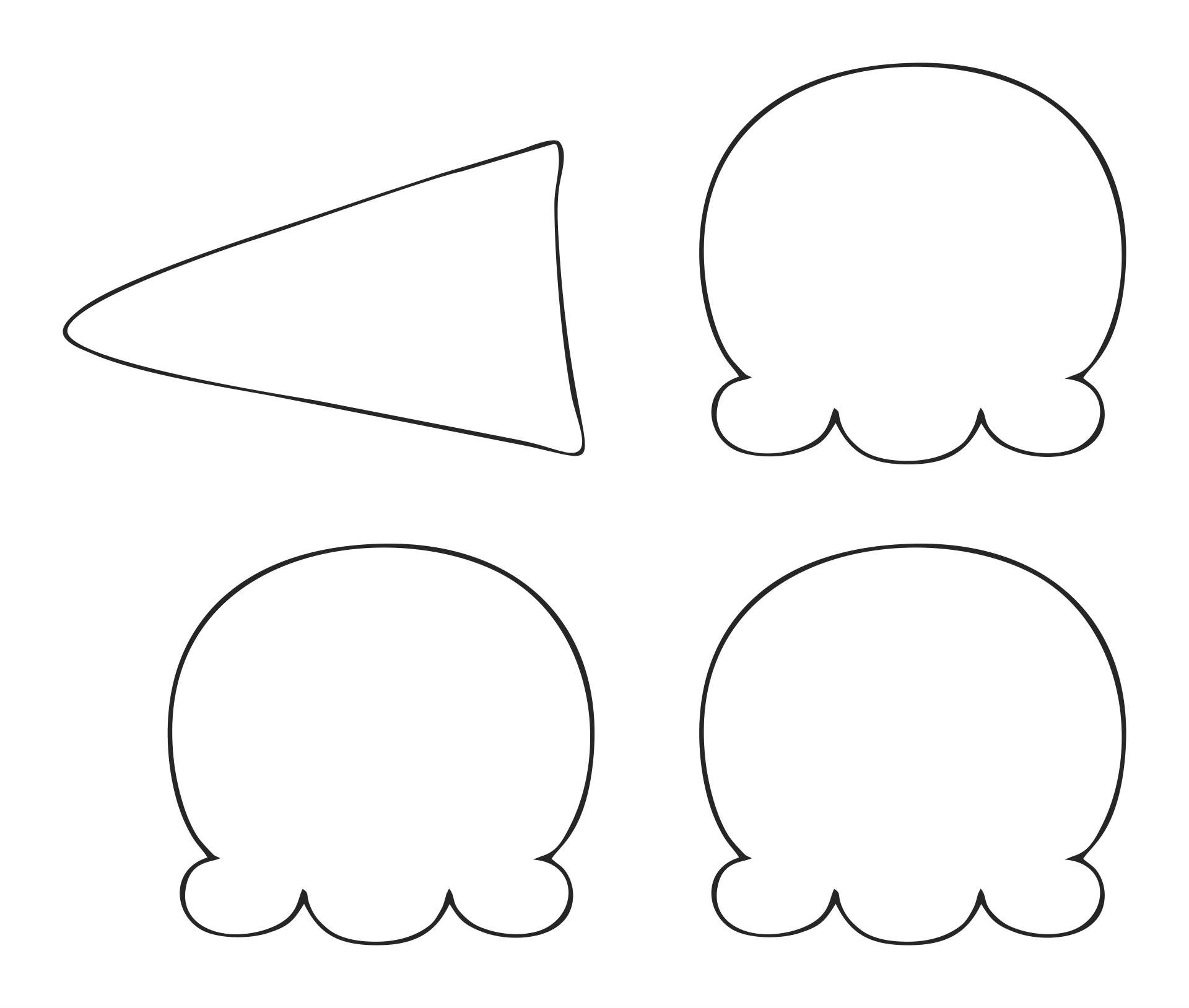 Ice Cream Cone Pattern 10 Free PDF Printables Printablee Worksheets Library