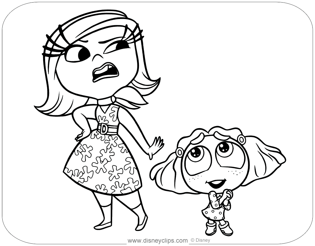 Free Printable Inside Out Coloring Pages