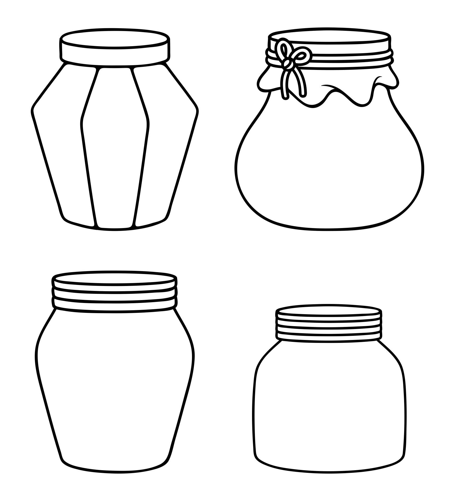 Jar Template Pattern 10 Free PDF Printables Printablee 