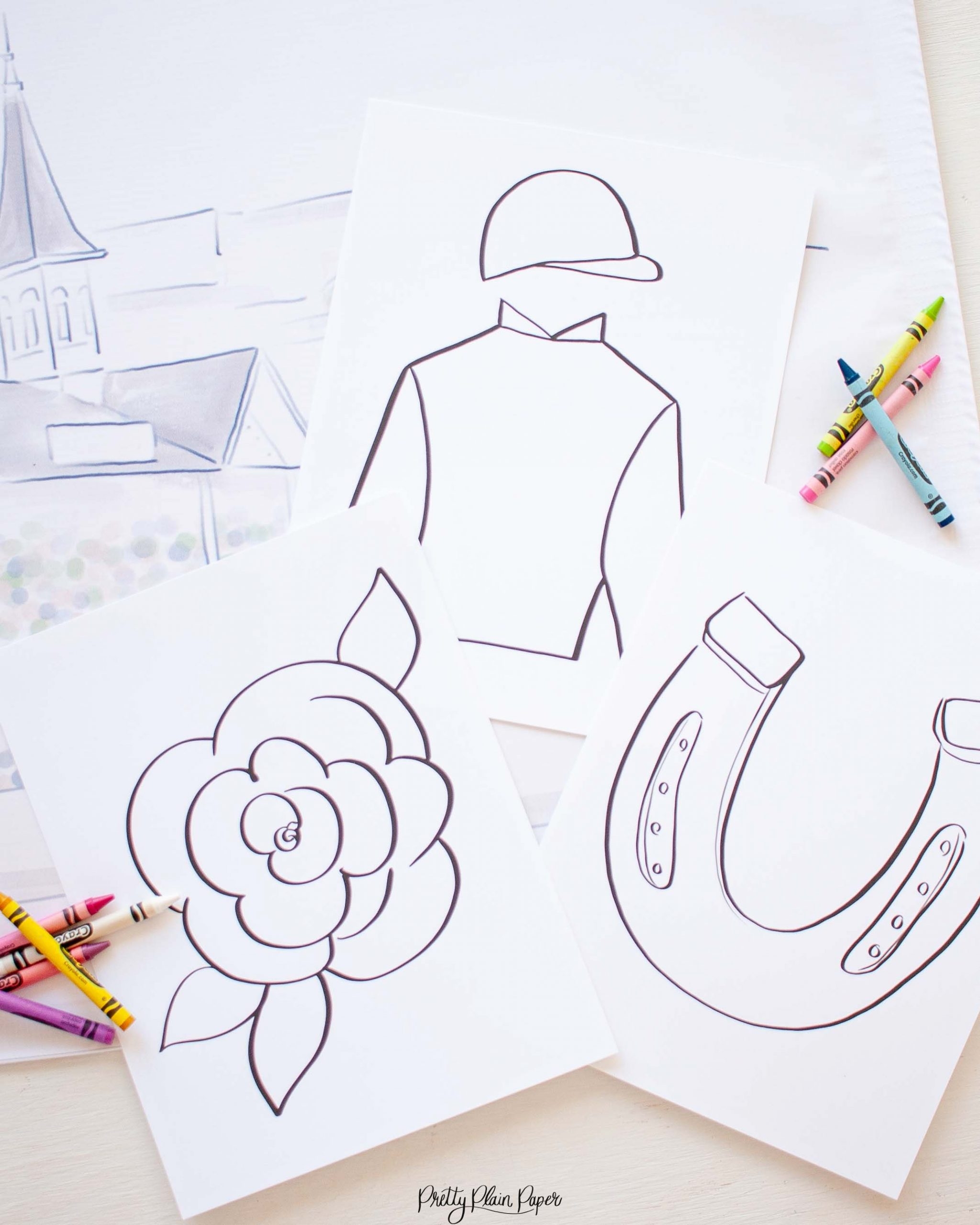 Free Printable Jockey Silks Template