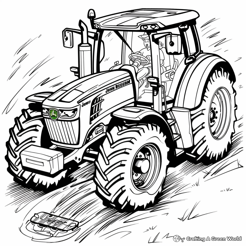 Free Printable Tractor Coloring Pages