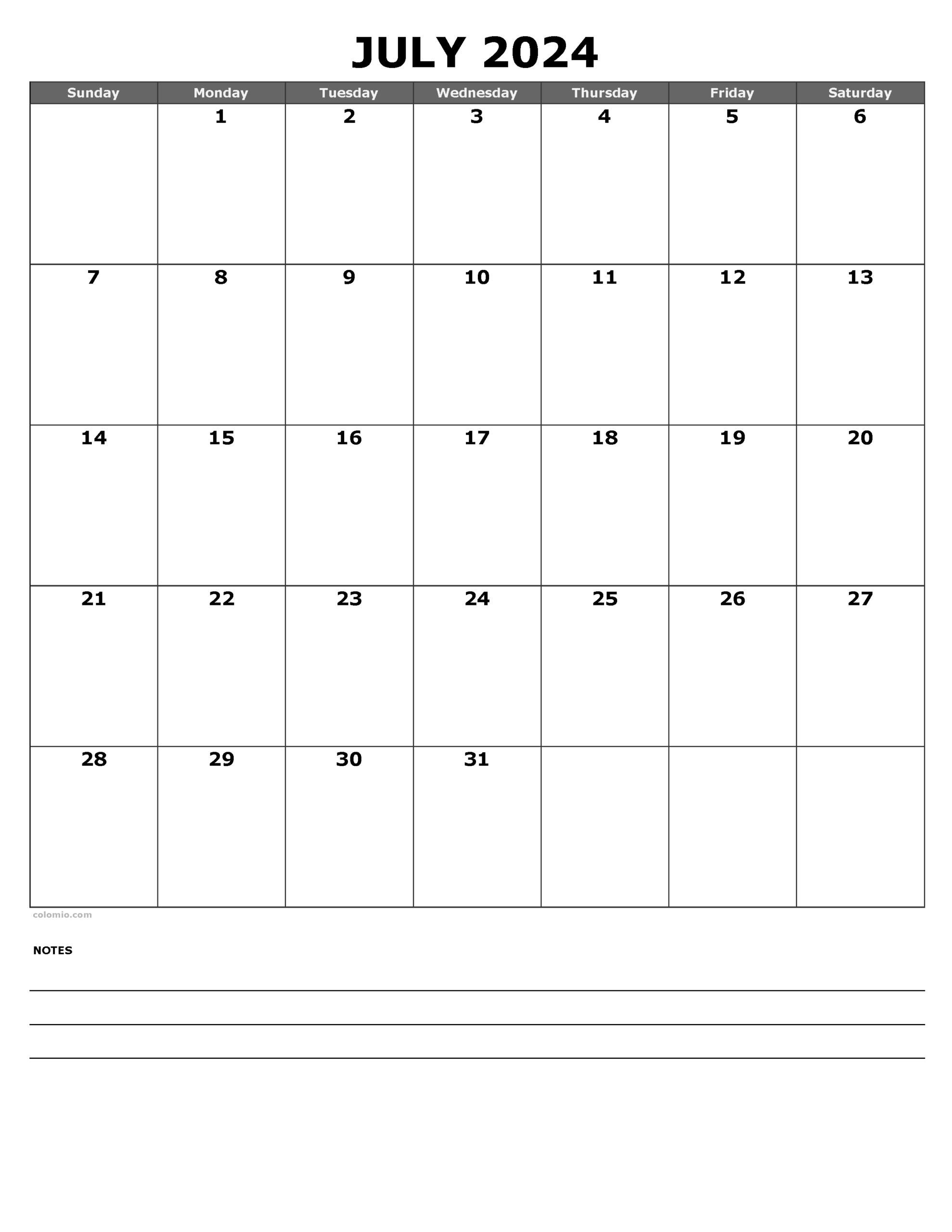 July 2025 Calendar Free Printable PDF XLS And PNG