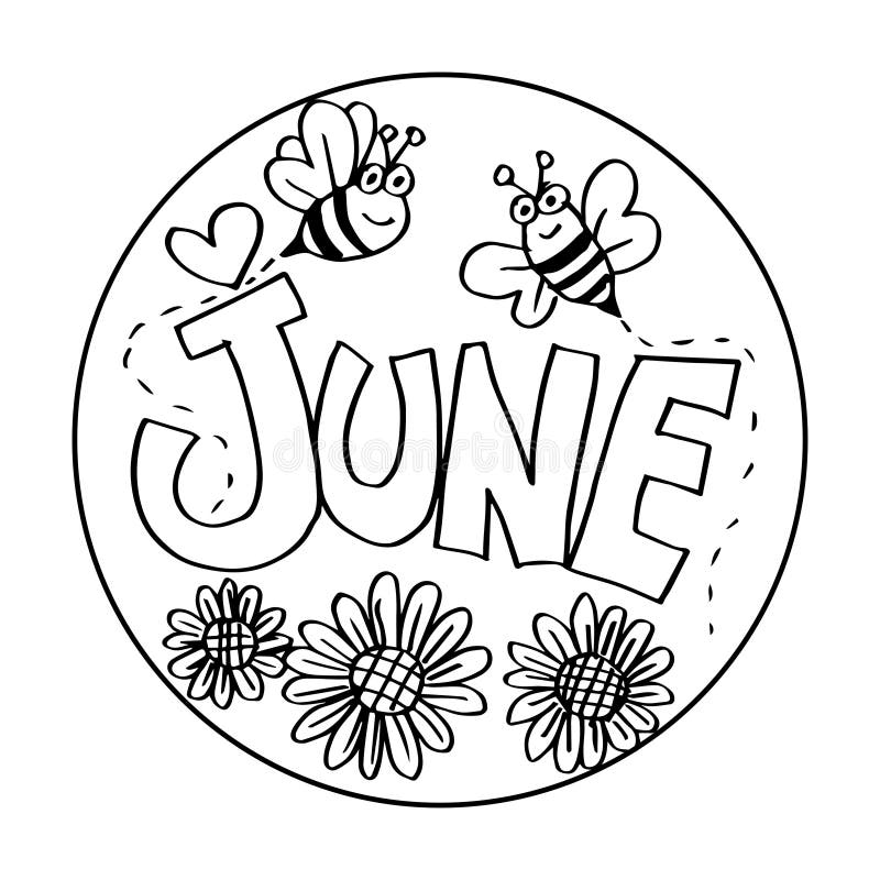 June Coloring Pages Free Printable