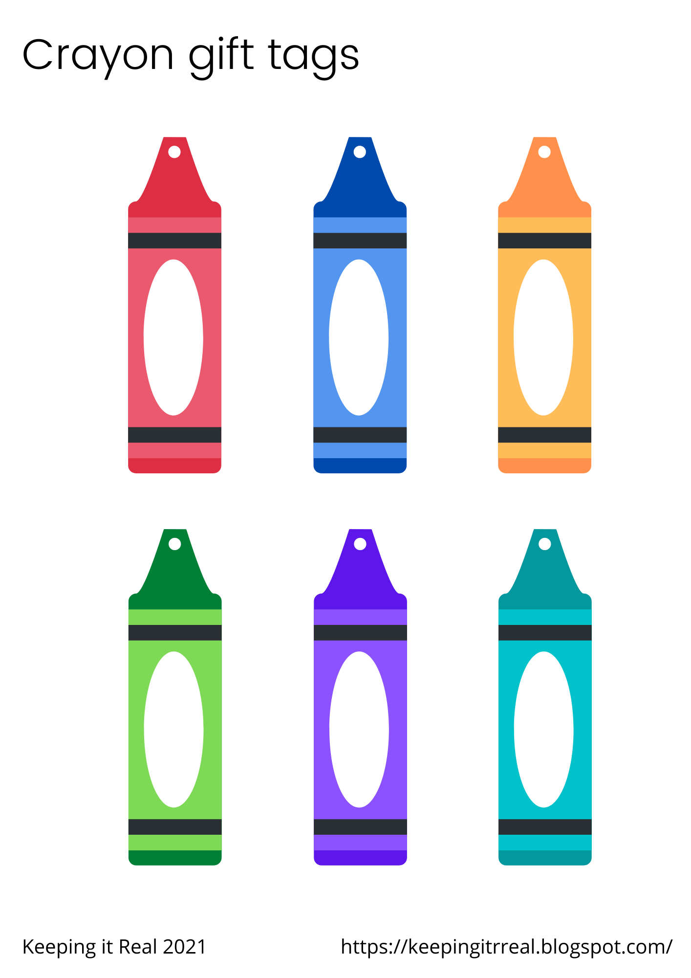 Free Printable Crayon Pattern