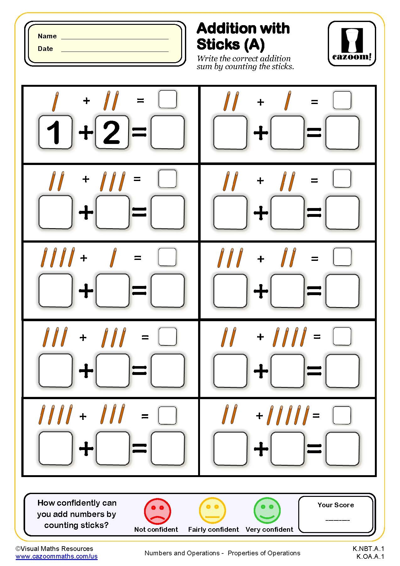 Free Printable Math Worksheets For Preschool