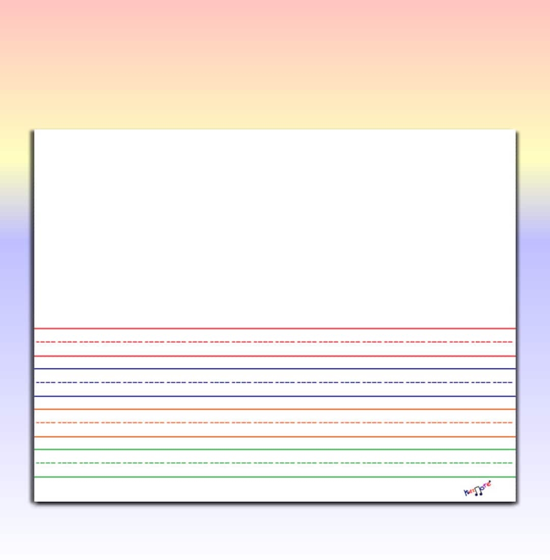 Kindergarten Writing Paper Free Printable