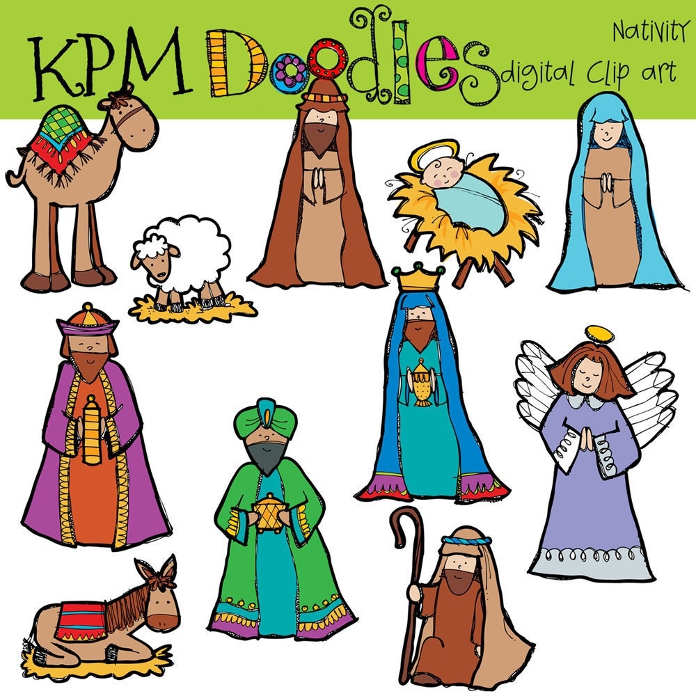 Free Printable Nativity Clip Art