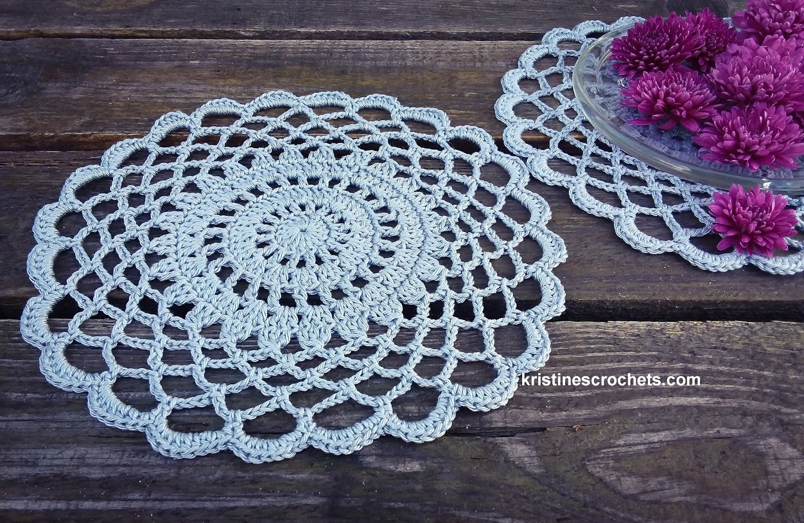 KristinesCrochets Simple Doily Easy Crochet Pattern